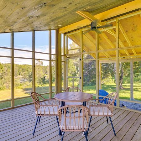 Bayfront Steuben Home With Screened Porch And Fire Pit Exterior foto